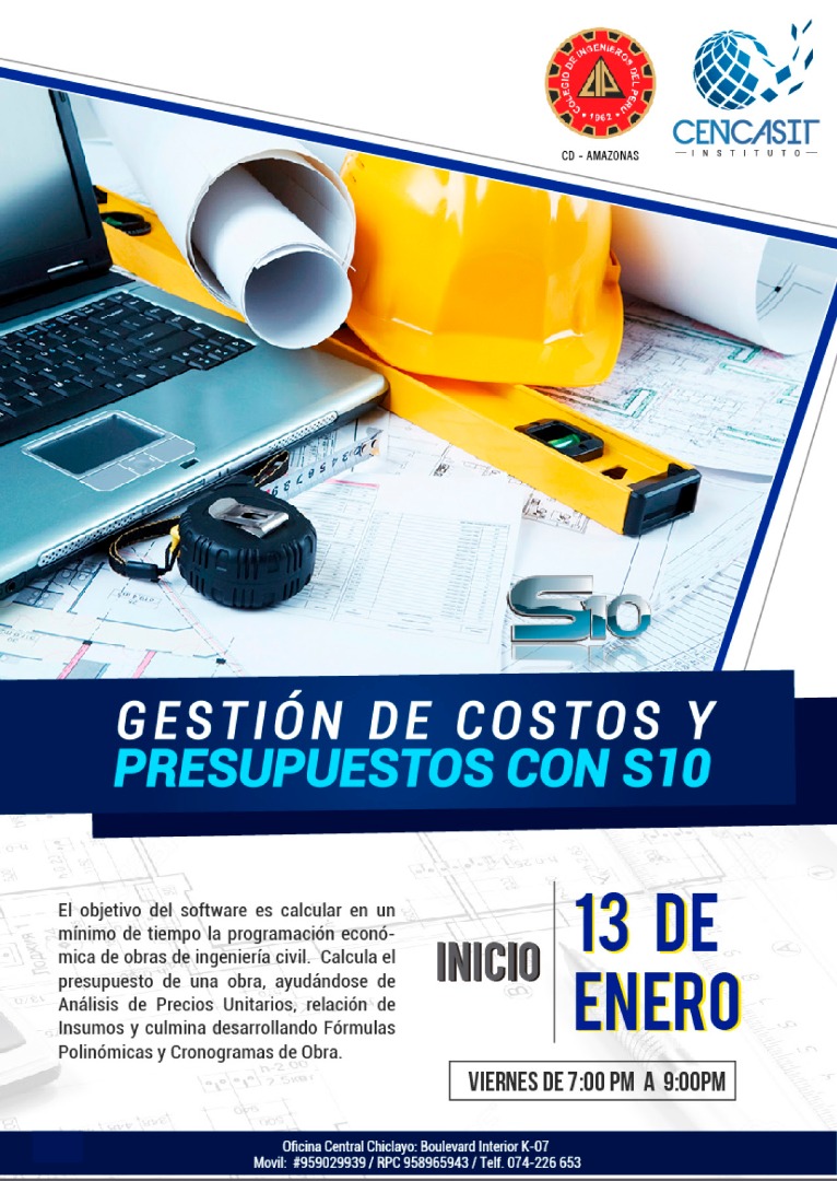 GESTIÓN DE COSTOS Y PRESUPUESTOS CON S10